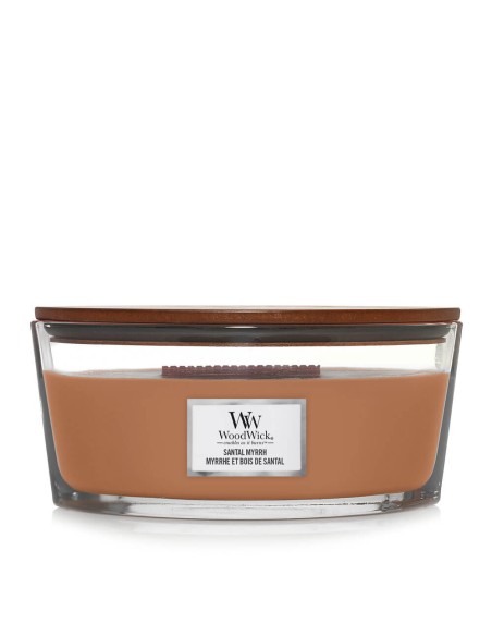 WoodWick Santal Myrrh Candela Ellipse 453,6 g