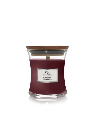 WoodWick Black Cherry Candela Mini 85 g