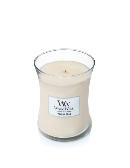 WoodWick Vanilla Bean Candela Media 275 g