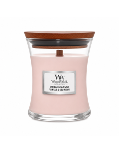 WoodWick Vanilla & Sea Salt Candela Media 275 g