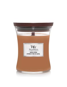 WoodWick Santal Myrrh Candela Media 275 g