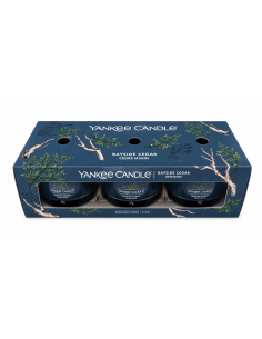 Yankee Candle Bayside Cedar Set 3 Votive in Vetro