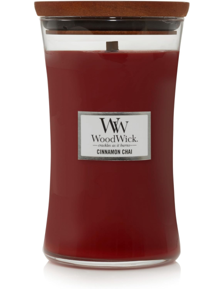 WOOD WICK Candela Grande CINNAMON CHAI