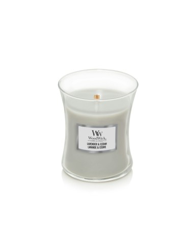 WoodWick Candela Media Lavender & Cedar 275 g