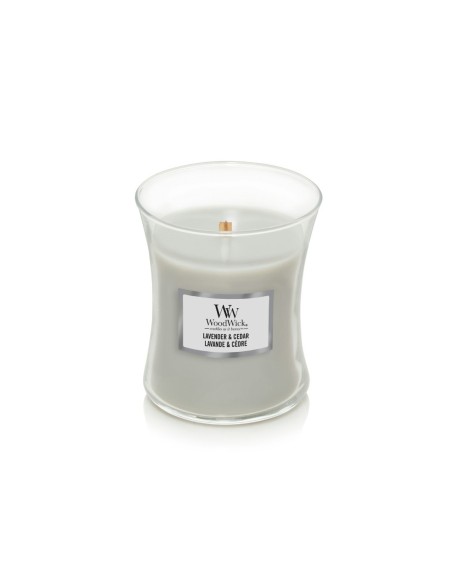 WoodWick Candela Media Lavender & Cedar 275 g