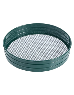 Verdemax Setaccio Rotondo in Metallo Verde Ø 37 cm