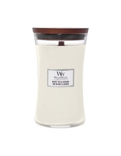WoodWick Candela Grande White Tea e Jasmine 610 g
