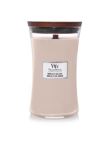 WoodWick Vanilla & Sea Salt Candela Grande 609 g