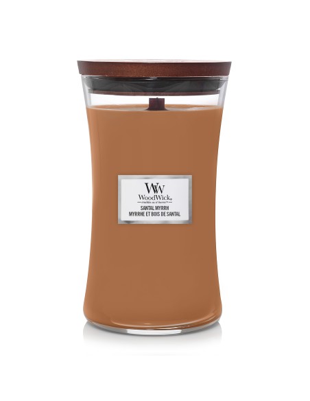 WoodWick Santal Myrrh Candela Grande 609 g