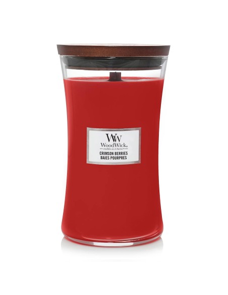 WoodWick Crimson Berries Candela Grande 609 g