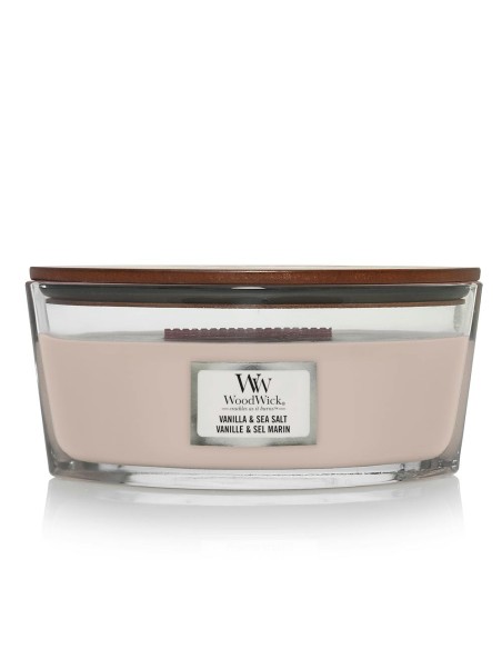 WoodWick Vanilla & Sea Salt Candela Ellipse 453 g
