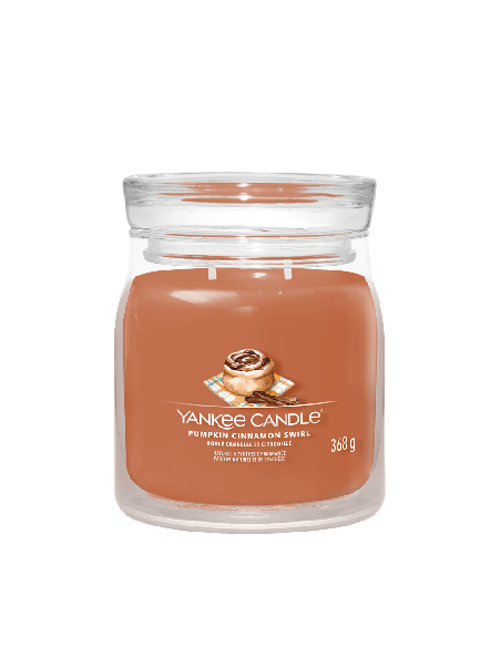 Yankee Candle Signature Pumpkin Cinnamon Swirl Media 368 g
