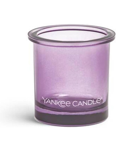 Portacandela Yankee Candle Vetro Viola per Tealight e Votive