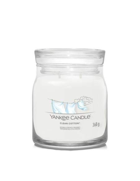 Yankee Candle Signature Clean Cotton Media 368 g