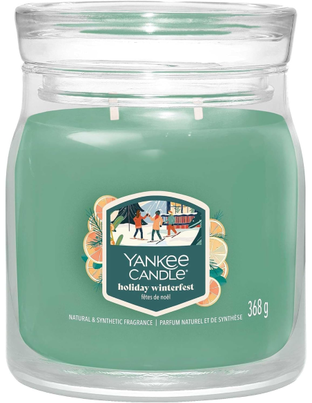Candela Profumata Yankee Candle Holiday Winterfest 368g Giara Media