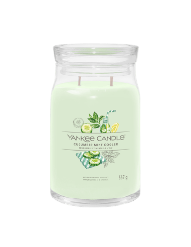 Yankee Candle Cucumber Mint Cooler Candela Grande Tumbler 567 g