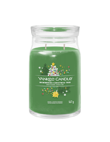 Yankee Candle Shimmering Christmas Tree Candela Grande Signature 567 g