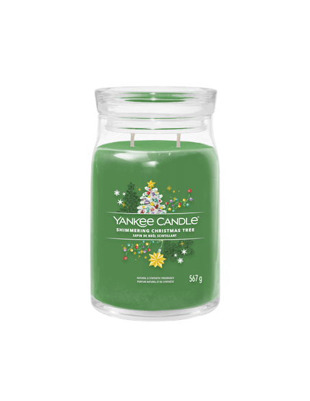 Yankee Candle Shimmering Christmas Tree Candela Grande Signature 567 g