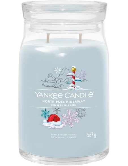 Yankee Candle North Pole Hideaway Candela Grande Signature 567 g