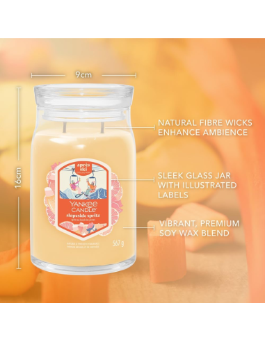 Candela Yankee Candle SlopeSide Spritz 567g 2 Stoppini Grande