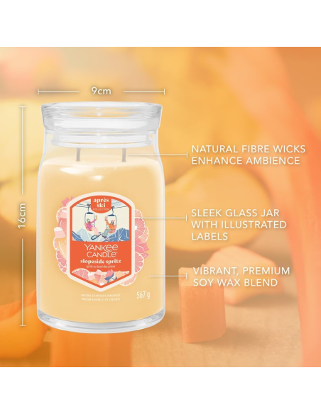 Candela Yankee Candle SlopeSide Spritz 567g 2 Stoppini Grande