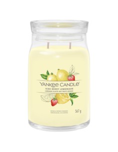 Yankee Candle Iced Berry Lemonade Candela Grande Signature 567 g