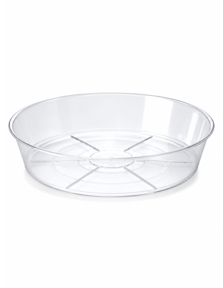 Sottovaso Cristal 25 cm Trasparente Erba