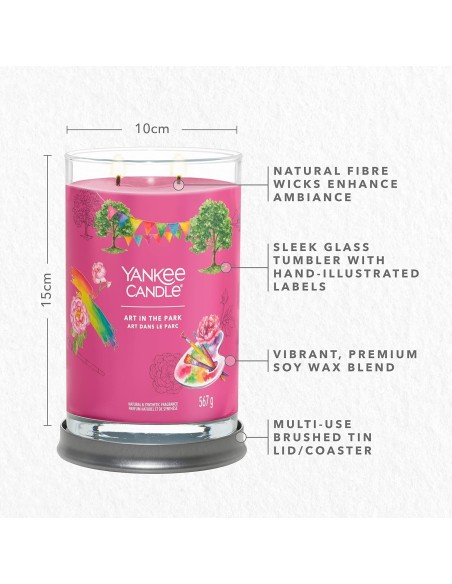 Candela Yankee Candle Art in the Park 567g 2 Stoppini Grande