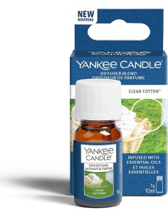 Yankee Candle Clean Cotton 10ml – Ricarica Diffusore Profumo Pulito