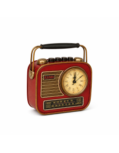 Radio Decorativa Schedule con Orologio Salvadanaio Bizzotto