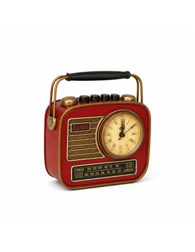 Radio Decorativa Schedule con Orologio Salvadanaio Bizzotto