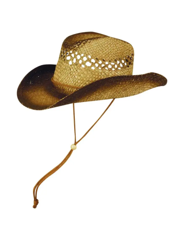 Cappello Texano Verdemax in Paglia Naturale 100%