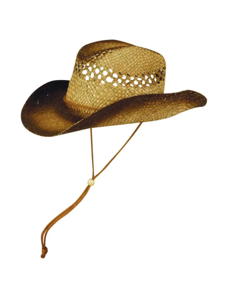 Cappello Texano Verdemax in Paglia Naturale 100%