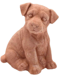 Cucciolo Labrador in Terracotta Galestro 15 cm da Esterno