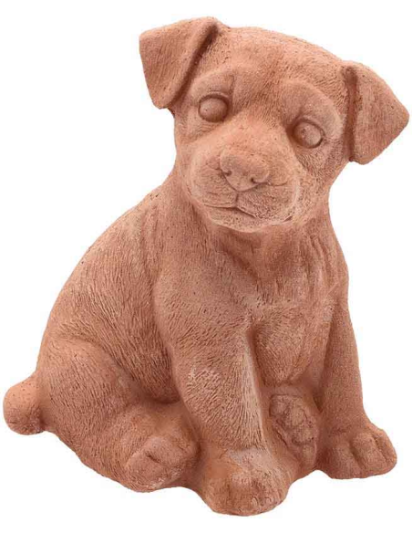 Cucciolo Labrador in Terracotta Galestro 15 cm da Esterno